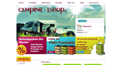 Desktop Screenshot of camping-eshop.de
